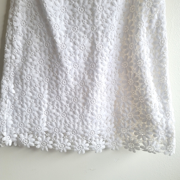 Lilly Pulitzer, Bowen Daisy White Strapless Dress, Classic White, Size 4‎ - Picture 6 of 13